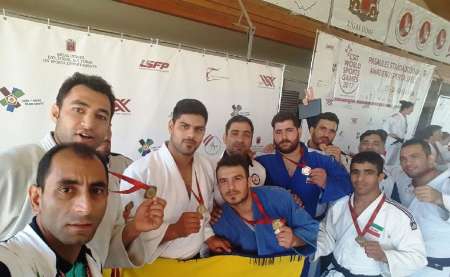 Iran judo squad crowned in CSIT World Sports Games in Latvia