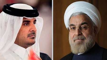 Qatari emir discusses bilateral ties with Iranian President