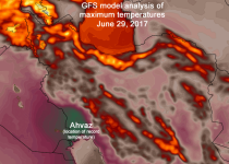 Iranian city soars to record 129 degrees: Near hottest on Earth in modern measurements
