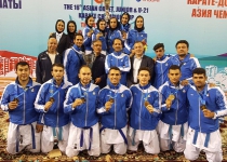 Iran crowned as champion in Asian Karate Competitions