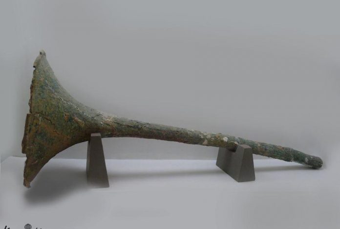 2600-year-old instrument on display in Persepolis museum