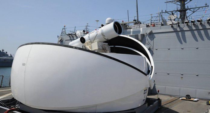 US Navy tests laser weapons system in Persian Gulf