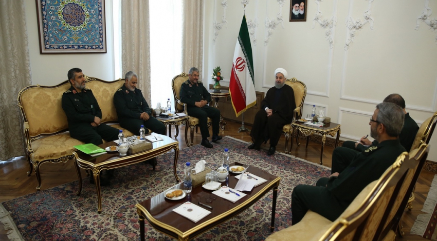 President in a meeting with senior IRGC commanders:  Unity among all forces, entities essential for realising Supreme Leader