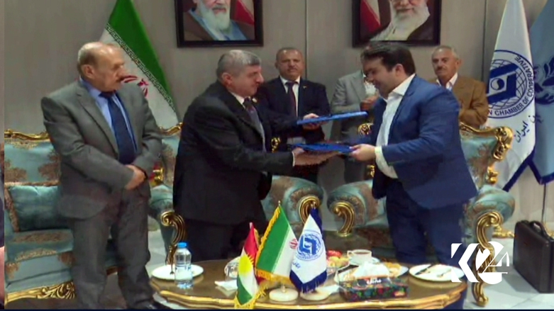 Kurdistan, Iran sign two economic protocols to develop trade relations