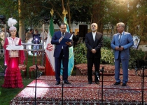 Kazakh pres. grants badge of honor to AEOI head Salehi