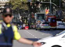 Van mows down crowd in Barcelona, 13 reported killed
