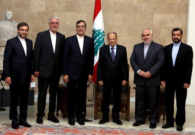 Jaberi Ansari discusses region with Lebanese president
