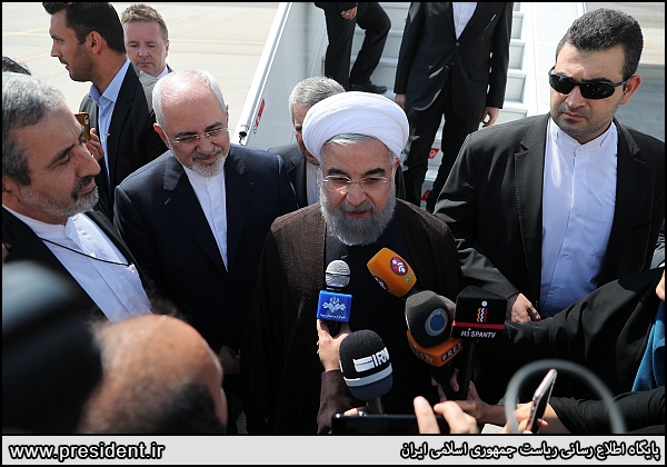 Iranian President arrives in New York