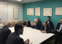 Zarif meets with ICRC head, UN envoy for Syria in NY