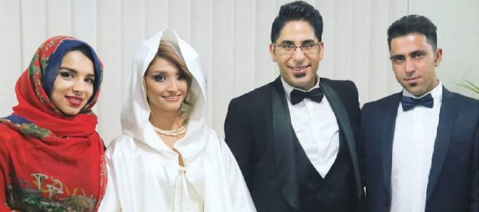 Wedding ceremony of Iranian acid victim goes viral