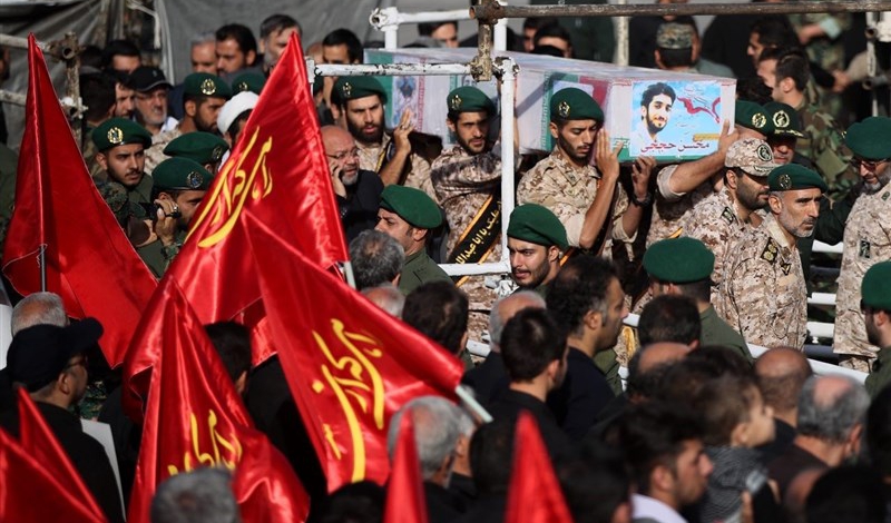 Funeral procession of Iranian martyr kicks off in Tehran