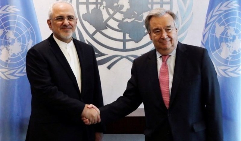 Irans foreign minister, UN chief meet in New York