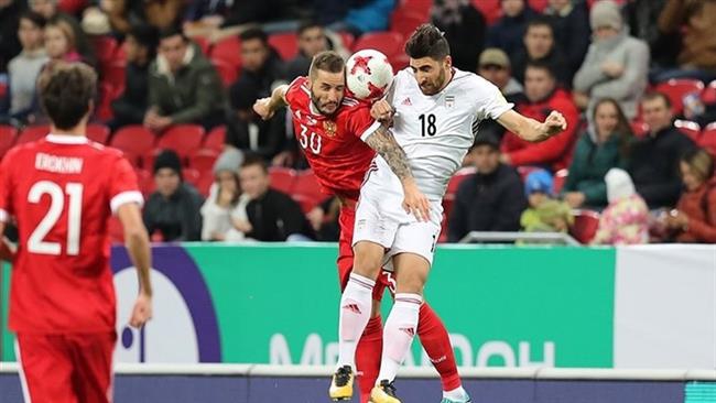 Russia holds Iran to one-all draw in FIFA World Cup warm-up match