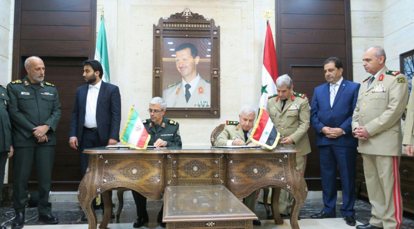 Iran, Syrian ink MoU on military cooperation