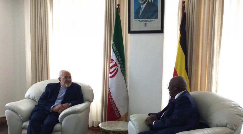Iran FM meets Ugandan counterpart
