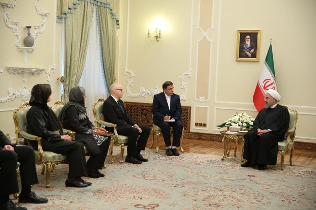 Pres. Rouhani calls for closer Tehran-Helsinki ties