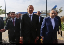 Photos: Azeri President Aliyev arrives in Tehran  <img src="https://cdn.theiranproject.com/images/picture_icon.png" width="16" height="16" border="0" align="top">