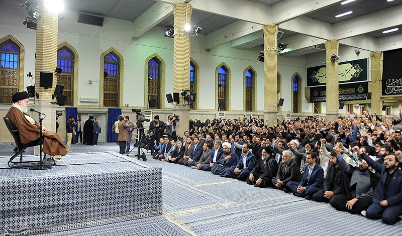 Iran Leader receives thousands of students ahead of Student Day