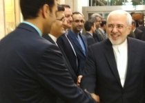 Zarif arrives in Baku to attend trilateral meeting