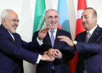 Iran, Turkey, Azerbaijan FMs meet in Baku