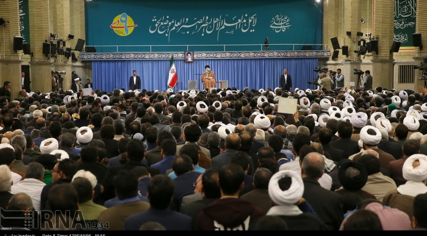 Iran Leader recieves officials in charge of Islamic publicity