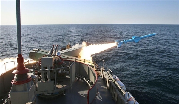 Iranian Navy test-fires long-range Qadir cruise missile during drills
