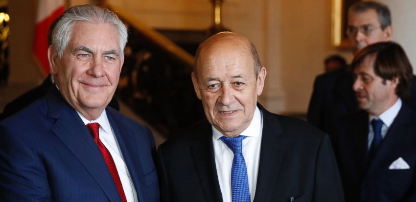 Tillerson presses Europe on Iran deal, as France bristles
