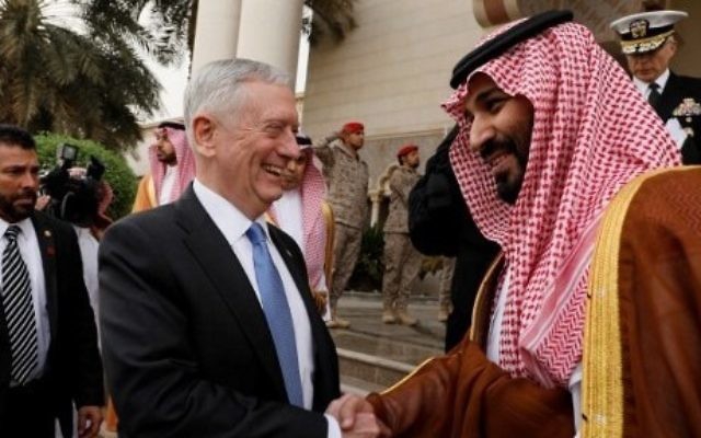 Pentagon chief calls on Saudi crown prince to cease Yemen aggression
