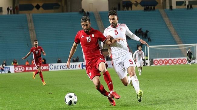 Irans Team Melli slumps to 0-1 defeat against Tunisia in World Cup warm-up match