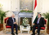 Zarif meets Tajik president
