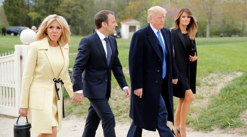 Macron to raise Iran, climate, tariffs with Trump on 2nd day of US visit