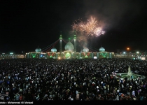Iranians marking the birth anniversary of the 12th Shia Imam