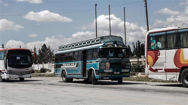 Militants begin leaving south Damascus under govt. evacuation deal