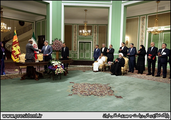 Iran, Sri Lanka sign 5 cooperation agreements