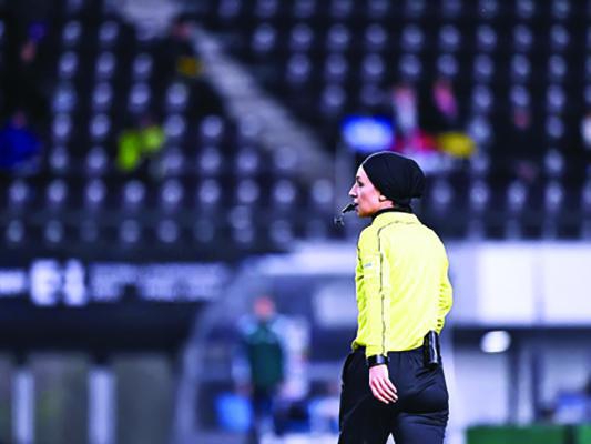 Iranian female referee shines at Intl football events