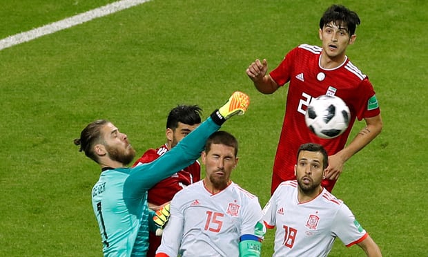 Spain holds off a surprisingly stiff challenge from Iran
