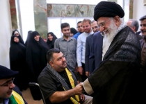 Photos: Hezbollah veterans met with Ayatollah Khamenei on victory anniversary  <img src="https://cdn.theiranproject.com/images/picture_icon.png" width="16" height="16" border="0" align="top">