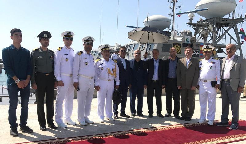 Two Iranian missile-launching warships dock at Baku coastlines