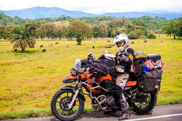 Iranian woman tourist travels across world on motorbike