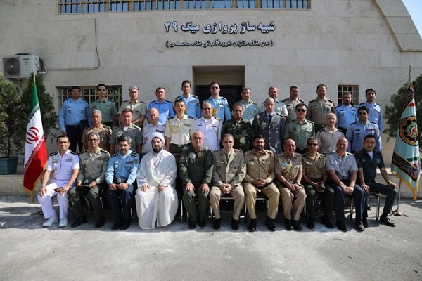 40 military attaches visit Air Force base in Tehran