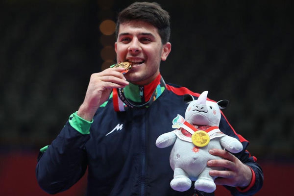 Saeid Rajabi wins 4th gold medal for Iran in Asian Games