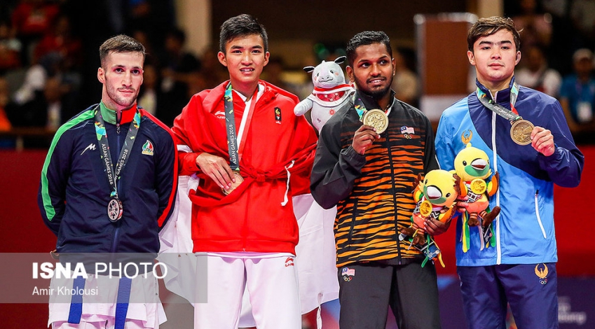 Asian Games: Irans Mahdizadeh wins silver in karate
