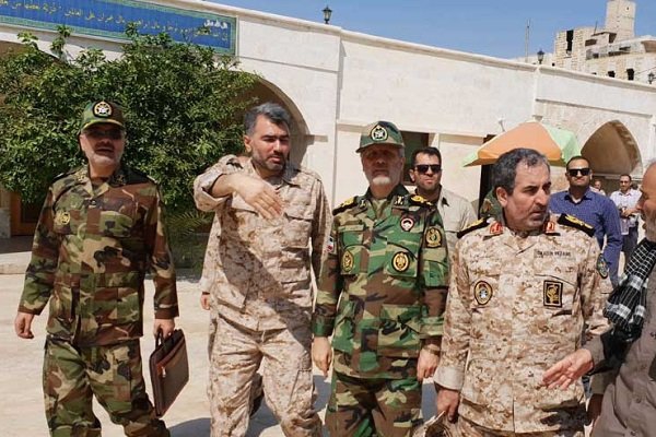 Iranian DM visits base of resistance forces in Aleppo