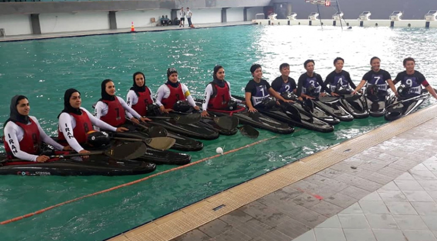 Irans women team wins 2018 Asian Games canoe polo championships