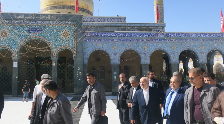 Iran FM pays tribute to holy shrine of Hazrat Zeinab in Syria