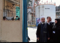 President Rouhani opens 3 petchem projects