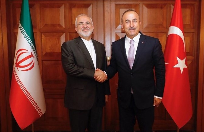 Iranian, Turkish top diplomats meet ahead of Tehran summit