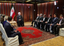 Photos: President Rouhani meets International Olympic Committee President on the sidelines of UNGA  <img src="https://cdn.theiranproject.com/images/picture_icon.png" width="16" height="16" border="0" align="top">
