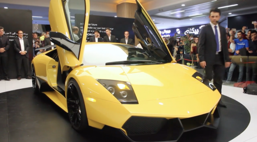 Iranians unveil copycat Lamborghini: Reverse-engineered from the ground up