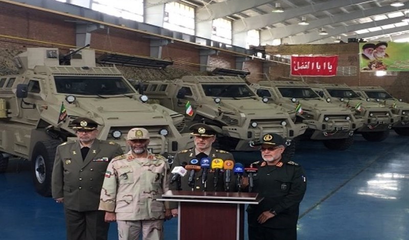 Iran unveils new military vehicle